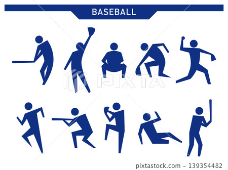 Baseball pictogram 139354482