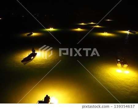 Shirasu eel fishing of Yoshino River Shirasu eel fishing of Yoshino River 139354637
