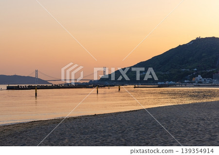 Suma Seaside Park at dusk, Suma Ward, Kobe City Suma Seaside Park at dusk, Suma Ward, Kobe City 139354914