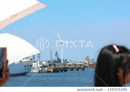 【風力發電】葉片旋轉產生電力的過程。 139355200