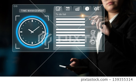 Smart time management and task scheduling dashboard Parse 139355314