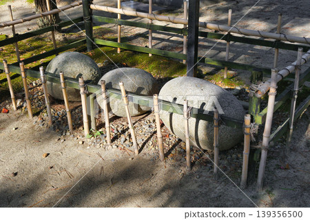 天橋立,知恩寺,力石(力量之石)(京都府宮津市) 天橋立,知恩寺,力石(力量之石)(京都府宮津市) 139356500