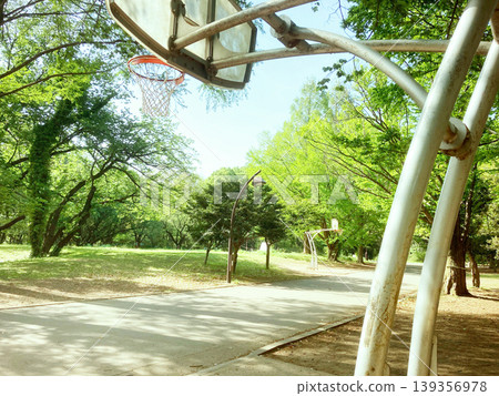 A sports park full of greenery A sports park full of greenery 139356978
