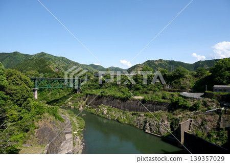 View from the east of the Misetani Dam in Odai-cho, Taki-gun, Mie Prefecture, May 2025 139357029