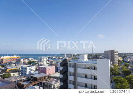 Miyako Island city area towards Hirara Port Miyako Island city area towards Hirara Port 139357444