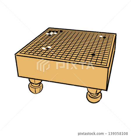 Simple illustration of a Go board Simple illustration of a Go board 139358108