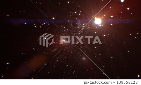 Nebulae drifting in space (CG background) Nebulae drifting in space (CG background) 139358128