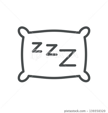 Drowsiness thin line icon for sleepiness, fatigue and tiredness. Editable stroke. Vector illustration. Drowsiness thin line icon for sleepiness, fatigue and tiredness. Editable stroke. Vector illustration. 139358320