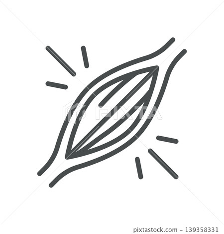 Muscle pain thin line icon for muscle soreness, myalgia and muscle strain. Editable stroke. Vector illustration. Muscle pain thin line icon for muscle soreness, myalgia and muscle strain. Editable stroke. Vector illustration. 139358331