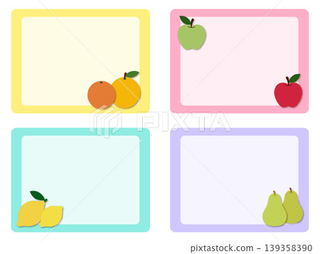 The background of the fruit ① 139358390