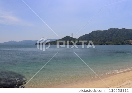 The Seto Inland Sea as viewed from Okunoshima Island The Seto Inland Sea as viewed from Okunoshima Island 139358511