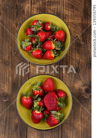 Organic fresh strawberries. Organic fresh strawberries. 139358795