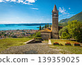 Church of St Michele with great view, Toscolano Maderno, Italy 139359025