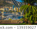 Harbor of Monte Carlo and modern buildings in background, Monaco 139359027