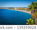 View of Nice from the waterfront promenade, France 139359028