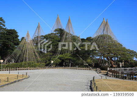 Kenrokuen garden designated as a cultural property and a special place of scenic beauty 139359500