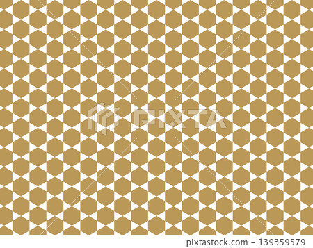 Counterfeit gold hexagon pattern background Counterfeit gold hexagon pattern background 139359579
