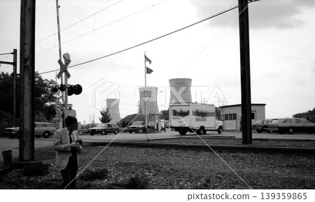 Old photo, September 1982, Three Mile Island Nuclear Power Plant, USA Old photo, September 1982, Three Mile Island Nuclear Power Plant, USA 139359865