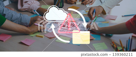 Collaborative Brainstorming Session with Colorful Sticky Notes and Mind Map Concept in a Creative Workspace Environment Gantry Collaborative Brainstorming Session with Colorful Sticky Notes and Mind Map Concept in a Creative Workspace Environment Gantry 139360211