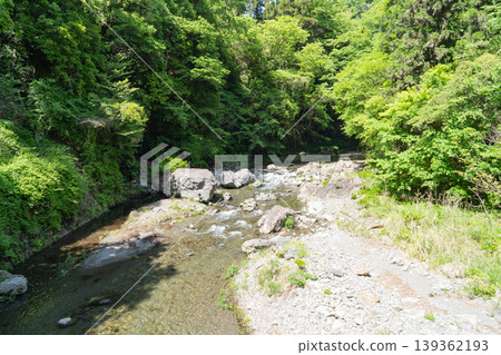 從莊武連橋看到的鶴川(山梨縣上野原市) 從莊武連橋看到的鶴川(山梨縣上野原市) 139362193