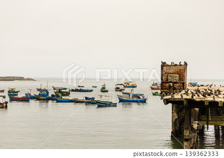 A large body of water with many boats floating on it 139362333