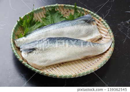 Salted mackerel fillets (ingredients) Salted mackerel fillets (ingredients) 139362545