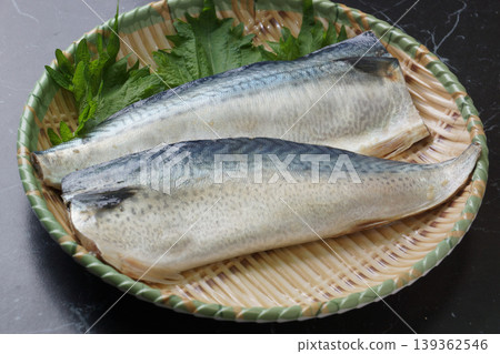 Salted mackerel fillets (ingredients) Salted mackerel fillets (ingredients) 139362546