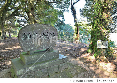 佐賀縣,獅子城:山頂城堡景色。 佐賀縣,獅子城:山頂城堡景色。 139362737