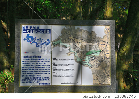 佐賀縣,獅子城:山頂城堡景色。 佐賀縣,獅子城:山頂城堡景色。 139362749