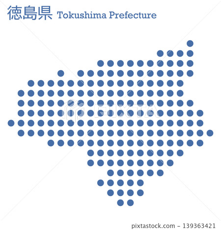 日本向量插圖地圖素材:德島縣地圖 日本向量插圖地圖素材:德島縣地圖 139363421