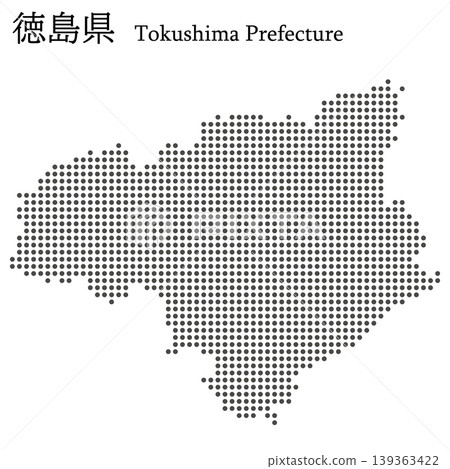 日本向量插圖地圖素材:德島縣地圖 日本向量插圖地圖素材:德島縣地圖 139363422