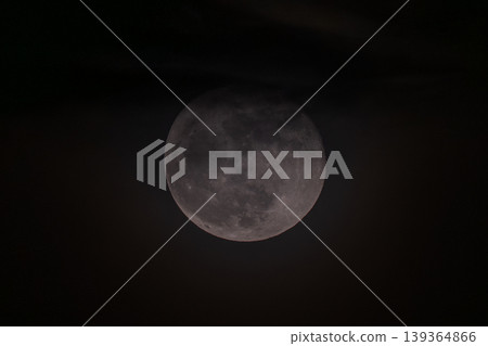 The moon hidden in the clouds The moon hidden in the clouds 139364866