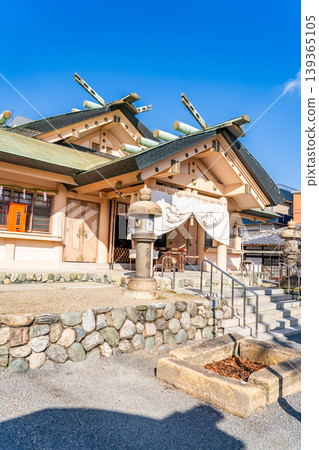 Sakuramiya Shrine (commonly known as Sakuramiya Jinja) - The main hall (Osaka's Ise Shrine) - is depicted in the "Sakuramiya Scene" of the Nishiki-e Naniwa Hyakkei (One Hundred Views of Osaka) print series. 139365105