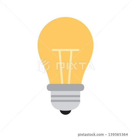 Electric lightbulb symbol for creativity idea and innovation concept 139365364