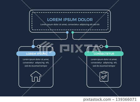 Modern Hierarchy Flowchart Infographic Template Modern Hierarchy Flowchart Infographic Template 139366071