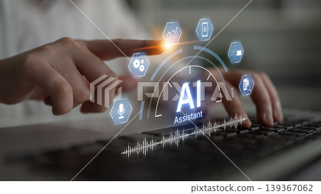 AI assistant in task analytics and automation concept. Corpus 139367062