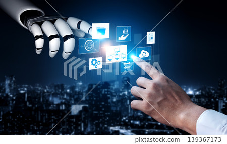AI coordinating business infrastructure workflow system Vouch 139367173
