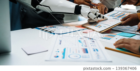 Human Collaboration with Robot Arm in Office Setting for Data Analysis and Innovative Business Strategy Development. Noogenesis 139367406
