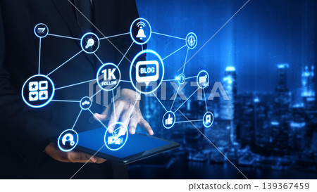 Blogging and content creation in digital communication Entice 139367459