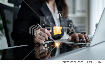 Digital document management system for file organization and data storage. Fermion Digital document management system for file organization and data storage. Fermion 139367460