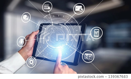 Predictive maintenance icons for industrial automation and smart factory Gist Predictive maintenance icons for industrial automation and smart factory Gist 139367683