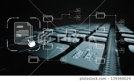 Digital File Directory and Folder Organization Structure Marrow 139368024