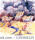 Cityscape Before The Storm Illustration 139368125
