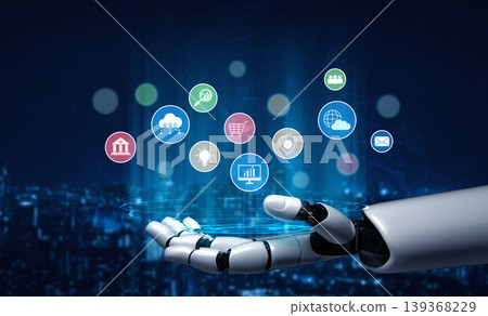 AI-Assisted Visualization of Business Icon Ecosystem Vouch 139368229