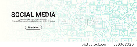 Long Social Media Banner 139368329