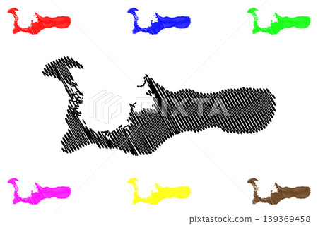 Grand Cayman island (Cayman Islands, Cenrtal America, Caribbean islands, British Overseas Territory) map vector illustration, scribble sketch map Grand Cayman island (Cayman Islands, Cenrtal America, Caribbean islands, British Overseas Territory) map vector illustration, scribble sketch map 139369458