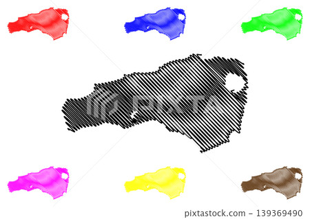 Rum Cay island (Commonwealth of The Bahamas, Cenrtal America, Caribbean islands) map vector illustration, scribble sketch Mamana and Santa Maria de la Concepcion map Rum Cay island (Commonwealth of The Bahamas, Cenrtal America, Caribbean islands) map vector illustration, scribble sketch Mamana and Santa Maria de la Concepcion map 139369490