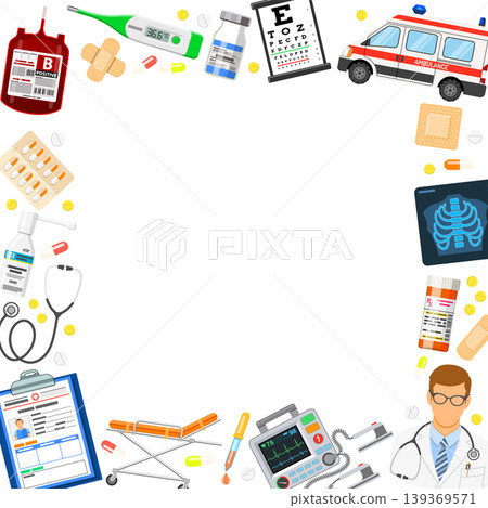 Medical Services Banner and Frame Medical Services Banner and Frame 139369571