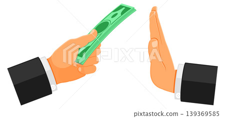 stop corruption concept stop corruption concept 139369585