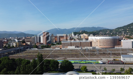 Panoramic View of Brescia from Parco Tarello Panoramic View of Brescia from Parco Tarello 139369637